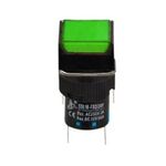 Indicator Lamp with Screw Mount Φ16 No cable +Led 24 VAC/DC Green