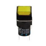 Indicator Lamp with Screw Mount Φ16 No cable +Led 220 VAC Yellow