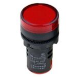 Indicator Lamp with Screw Mount Φ22 No cable +Led 220V AC Red