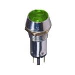 Indicator Lamp with Screw Mount Φ8 No cable +Led 220 VAC/DC Green