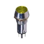 Indicator Lamp with Screw Mount Φ8 No cable +Led 220 VAC/DC Yellow