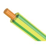 SILICONE CABLE 1Χ0.50mm² GREEN-YELLOW SGL