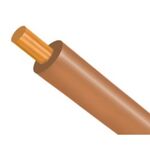 SILICONE CABLE 1Χ10.0mm² BROWN SGL