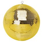 Ντισκόμπαλα 150cm Χρυσή Mirror Disco Ball Gold