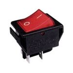 LARGE ROCKER SWITCH 4P WITH LAMP ON-OFF 16A/12V RED RL2-121 YNX