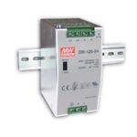 DIN RAIL POWER SUPPLY 120W/24V/5A DR-120-24 MEAN WELL