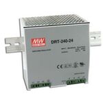 DIN RAIL POWER SUPPLY 240W/24V/10A 3-PHASE DRT-240-24 MEAN WELL