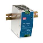 SINGLE OUTPUT INDUSTRIAL DIN RAIL 240W/48V/5A NDR-240-48 MEAN WELL