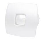 Indoor Bathroom Fan 20W Silent with Valve White