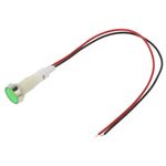 Indicator Led Lamp with Screw Mount/Cable Φ10 12VAC/DC Green