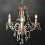 Lighting Fixture  Polished gold + Clear + Gold  3 x E14  13800-375
