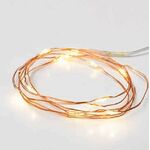 Christmas Led String Lights With Copper Wire Warm White 12L 2m 934-061