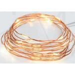 Christmas Led String Lights With Copper Wire Warm White 50L 5m 934-084