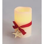 Decorative Candle Led With Star Battery 2xAA Warm White 933-279