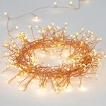 Christmas Led Cluster Lights With Copper Wire Warm White 300L 8 functions 3m 934-123
