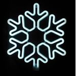 Plastic Christmas Snowflake 300 Led Neon Cool White 935-115