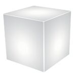 Led Cube Table RGBW IP65 450x450x450mm