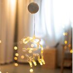 Decorative Deer 10 Led Warm White with Suction Cup 3xAAA 936-103