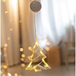 Decorative Xmas Tree 10 Led Warm White with Suction Cup 3xAAA 936-108