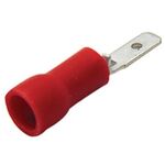 SLIDE CABLE LUG INSULATED MALE RED 2.8 M1-2.8V/5 JEE 100pcs