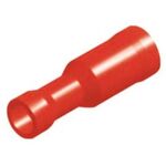 SNAP-ON CABLE LUG INSULATED FEMALE RED RE1-4VF CHS 100pcs