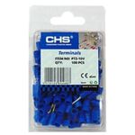 Pin-Type Terminal Insulated Blue 1.9 PTV2-10 100 PIECES/BLΙSΤΕR CHS