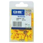 Single-Hole Cable Lug Insulated Yellow 4.3 RVS5.5-4 50 PIECES/BLΙSΤΕR CHS