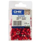 Single-Hole Cable Lug Insulated Red 5.3 RV1.25-5 100 PIECES/BLΙSΤΕR CHS
