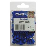 Single-Hole Cable Lug Insulated  Blue 3.7 RVS2-3.5 100 PIECES/BLΙSΤΕR CHS