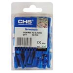 Coated Slide Cable Lug Female Blue FDFD2-250 50 PIECES/BLΙSΤΕR CHS