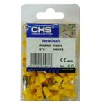 Slide Cable Lug Insulated Male Yellow 6.35 MDD5.5-250 100 PIECES/BLΙSΤΕR CHS