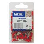 Slide Cable Lug Insulated Female Red 6.6 FDD1.25-250 100 PIECES/BLΙSΤΕR CHS