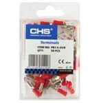 Slide Cable Lug Insulated Female/Male Red 6.3 PBDD1.25-250 50 PIECES/BLΙSΤΕR CHS