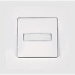 Doorbell Switch with Light Name Card City White