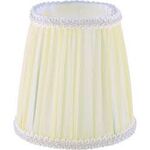 Fabric Lampshade with Metallic Base Suitable for E14 Led Bulb Beige - Organza DL001SHE14