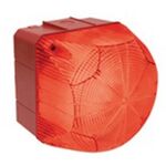 QDS Led Steady/Flashing Beacon Size1 110/120VAC Red AUER