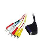 Cable Scart to 6 RCA 1.5m