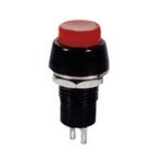 Round ON-OFF Switch Button Φ10 PBS-20A Red LZ