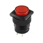Round Push On Button Red ( With Lamp) PB16-M-F-RN HNO