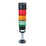 ECO60-Q81 Led Steady Light Buzzer Continuous Or Pulsing Tone Mount Base Red/Green/Orange 230VAC AUER