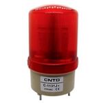 Medium Warning Light Led (160Χ85mm) + BUZZER C-1101J 230VAC Red CNTD