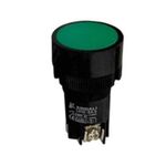 Flush Button Φ22 1NO1NC Green Monoblock (PB2210) EA135 KND