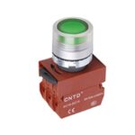 Flush Button Φ22 Start 1NO + Light Green C2PIF-G CNTD