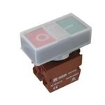 Flush Button Φ22 Start-Stop 1NO+1NC With Cover C2PND/C-A+1 CNTD