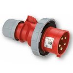 Male Industrial Plug 4x16A 400V 0142-6 PCE IP67