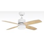 Ceiling Fan with Remote Control - LED 3000-4000-6000K 70W 120cm White - Natural Wood
