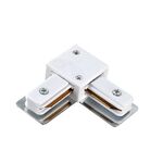 Single Phase Track L-Type Adapter White EL