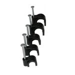 Cable Clips 8/25 Black