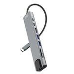 XO HUB003 USB-C Adapter 8 in 1 Type C input 80-0592