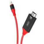 XO-GB006 Cable Lightning to HDMI & USB 2K 60Hz 1.8M 80-0594